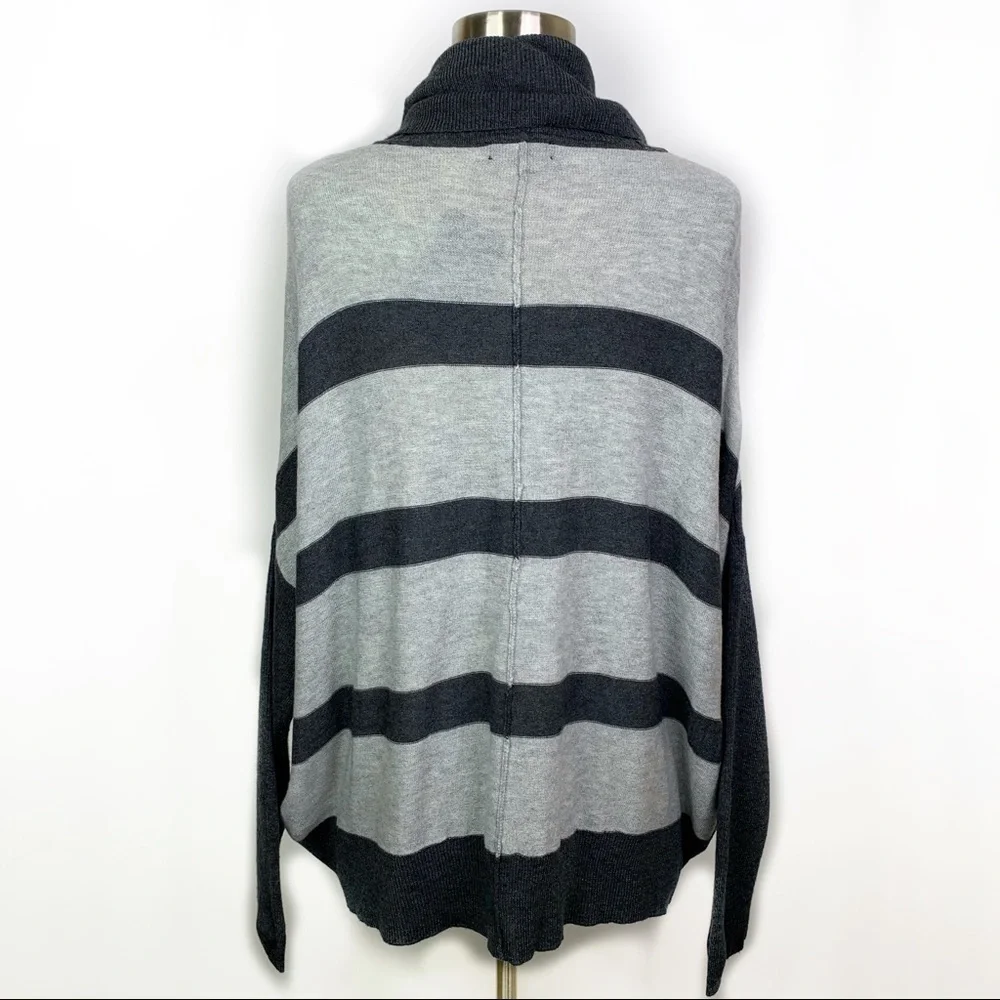 Stitch Fix l Colour Works Grey  Cowl Neck Sweater